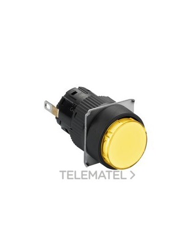 PILOTO REDONDO AMARILLO LED 24V