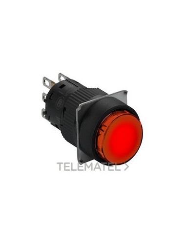 PULSADOR RED.ENCL.LUMIN.RJ 24V 1 NA/NC
