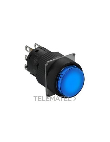 PULSADOR REDONDO AZUL 1 NA/NC
