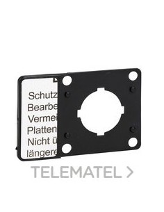 PORTAETIQUETAS d.22 LEYENDA BL