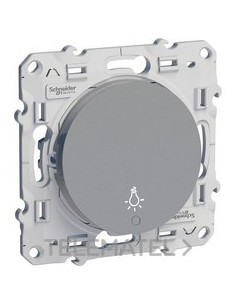 PULSADOR 10A SIMB.LUZ LED Al