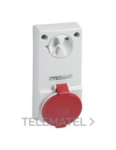 BA.EMP.INT.BLOQ.16A 2P+TT 380-415V IP44