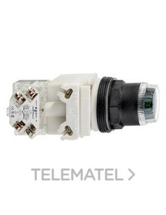 PULSADOR LUMINOSO ÁMBAR 24V 1 NA/NC