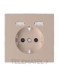 SCHUKO+2 CAR.USB 2,4A D-LIFE CH