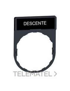 PORTALEYENDA 30x40mm d.22 DESCENDE