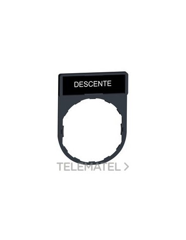 PORTALEYENDA 30x40mm d.22 DESCENDE