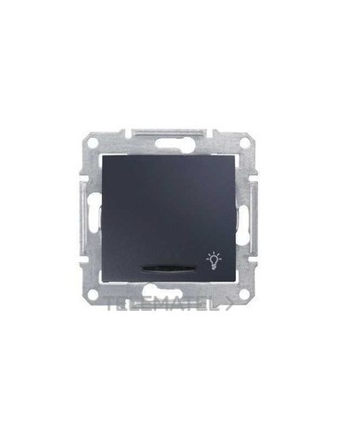 PULSADOR SÍMBOLO LUZ SIN MARCO GRAFITO