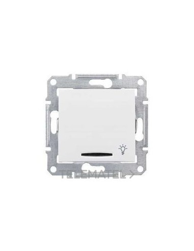 PULSADOR SÍMBOLO LUZ SIN MARCO BLANCO