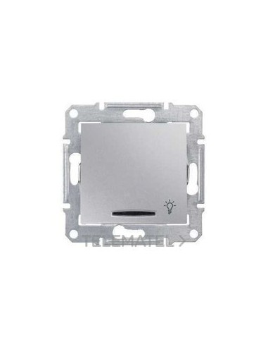 PULSADOR SIMB.LUZ S/MO.Al