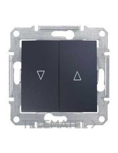 INTERRUPTOR PERSIANA GRAFITO