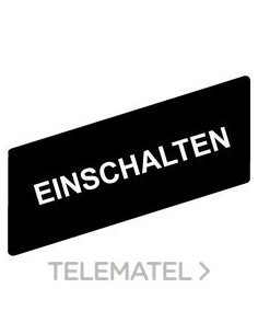 ETIQUETA 8x27mm 'EINSCHALTEN'