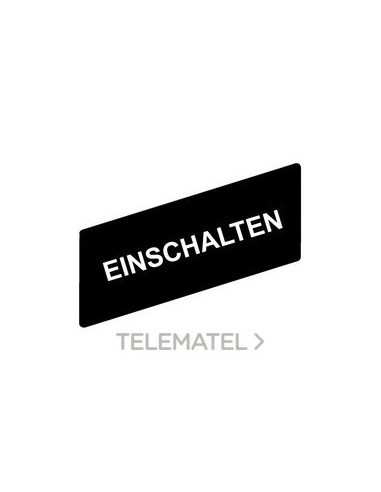 ETIQUETA 8x27mm 'EINSCHALTEN'