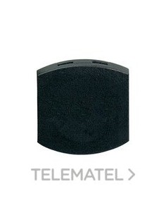 TAPA CABEZA PULSADOR CUADRADO NEGRA