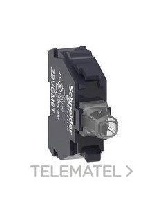 BLQ.LUMIN.LED ALT.PROT.CBZAL.22mm AZ.