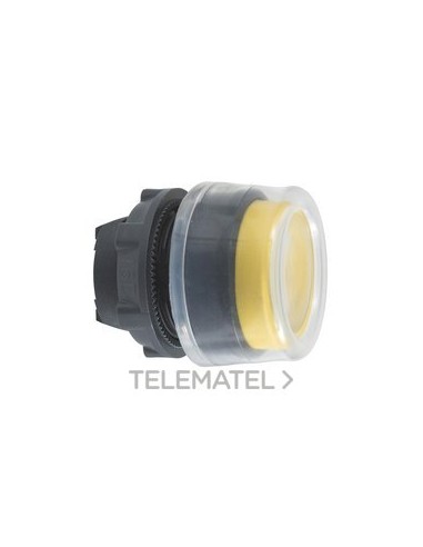 CABEZA PULSADOR RASANTE GOMA AMARILLA