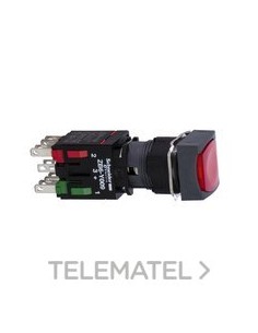 PULSADOR LUMIN.16 RAS.ENGCH.1 NA/CC RJ